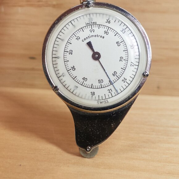 Vintage Keuffel & Esser Dial Indicator / Measuring Scale / Stainless / w/ Box - Picture 3 of 8